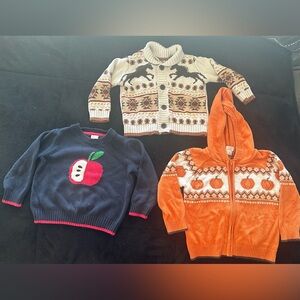 Gymboree 3 sweater bundle